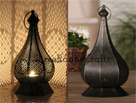 2 Pcs Set Handmade Table Lamps, Moroccan Bedside Table Lamp, Floor Lamp, Table Electric Lamp