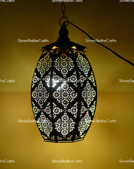 Handmade Moroccan Lamp, Lamps For Lighting, Vintage Design Hanging Outside/ Inside Decor Lamp